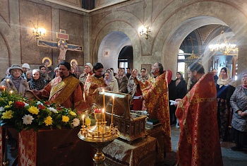 Престольный праздник в день памяти святителя Николая Чудотворца во Всехсвятском храме 