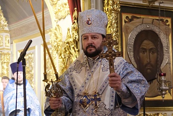 В праздник Сретения Господня митрополит Леонид совершил Божественную литургию