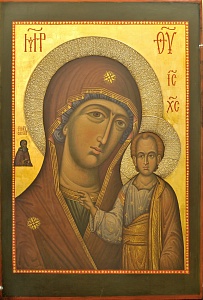 Храмовая икона Казанской Божией Матери