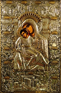 Храмовая икона Киккской Божией Матери
