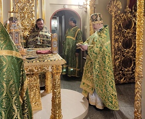 Соборное богослужение в день памяти Преподобного Сергия Радонежского